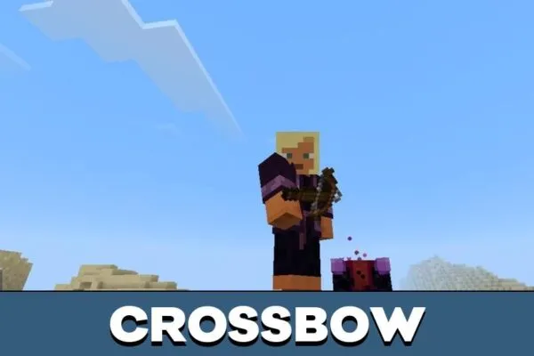 Crossbow from Enchantment Table Mod for Minecraft PE