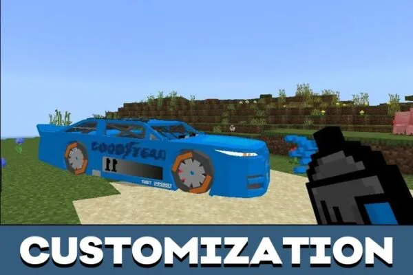 Customization from Nascar Mod for Minecraft PE