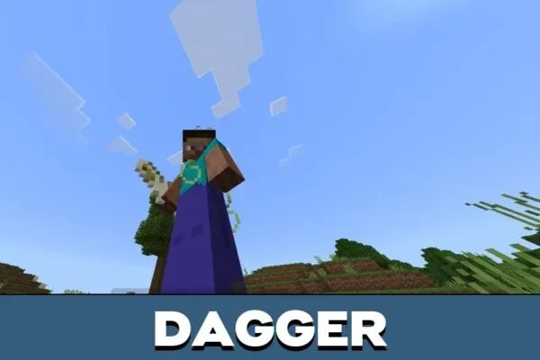 Dagger from Skeleton Decor Mod for Minecraft PE