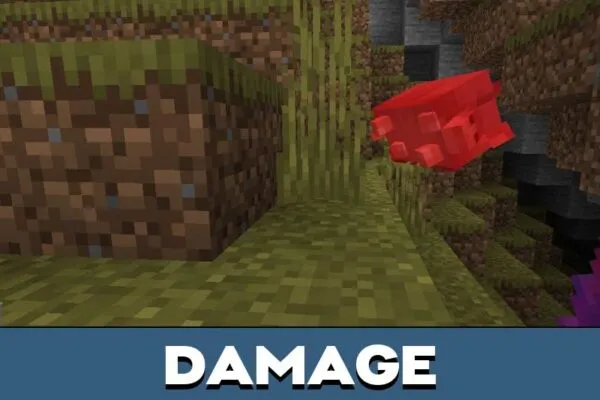 Damage from Sung Jin Woo Dagger Mod for Minecraft PE