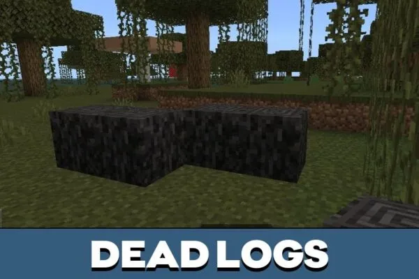 Dead Logs from Radioactive Mod for Minecraft PE