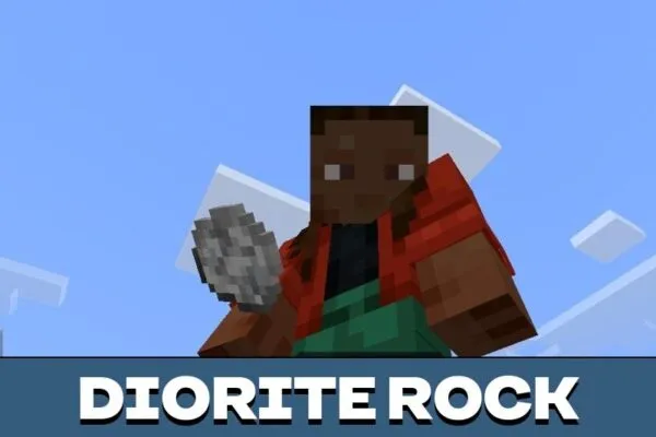 Diorite Rock from True Start Mod for Minecraft PE