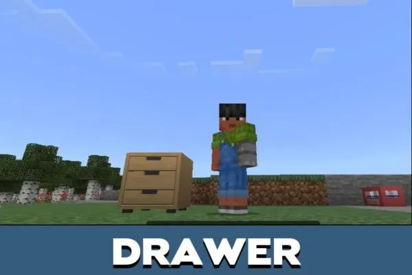 Drawer from Monodeco Mod for Minecraft PE