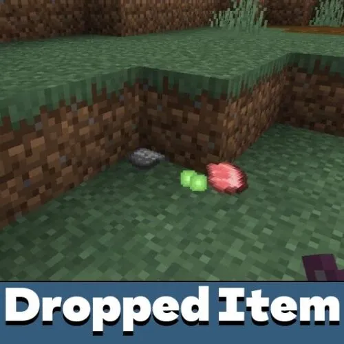 Dropped Items Mod for Minecraft PE