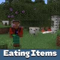 Eating Items Mod for Minecraft PE