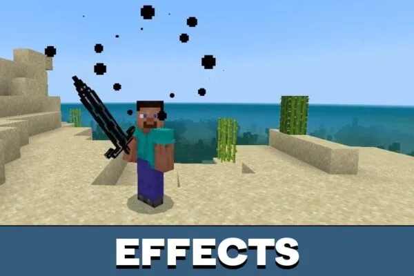 Effects from Dark Magic Mod for Minecraft PE