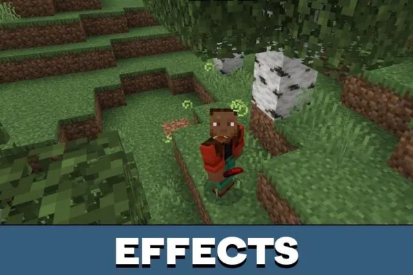 Effects from Eating Items Mod for Minecraft PE