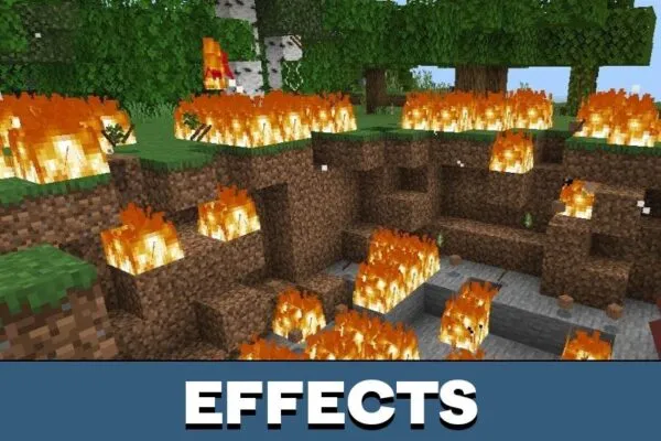 Effetcs from Random Items Mod for Minecraft PE