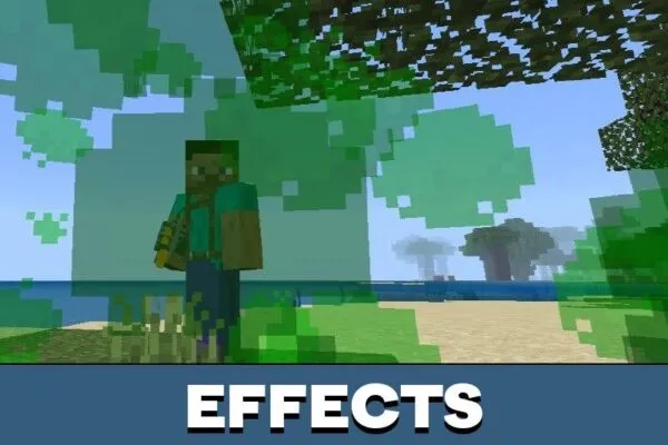 Effects from Solar Tools Mod for Minecraft PE