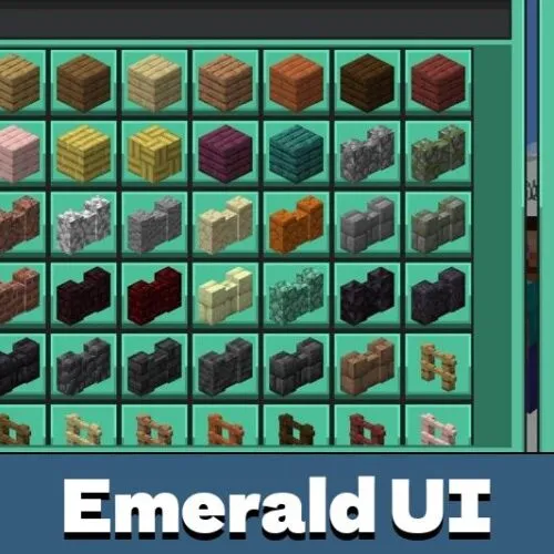 Emerald UI Texture Pack for Minecraft PE