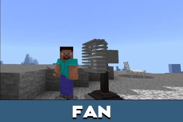 Fan from Props Mod for Minecraft PE