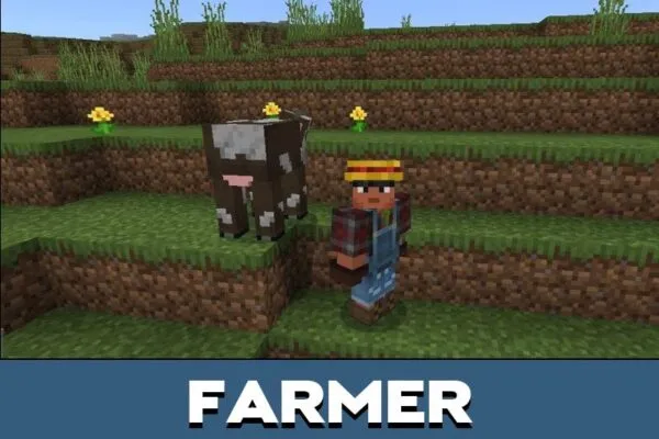 Farmer from Dharkcraft Mod for Minecraft PE