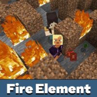 Fire Element Mod for Minecraft PE