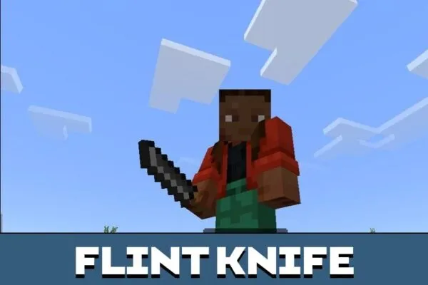 Flint Knife from True Start Mod for Minecraft PE