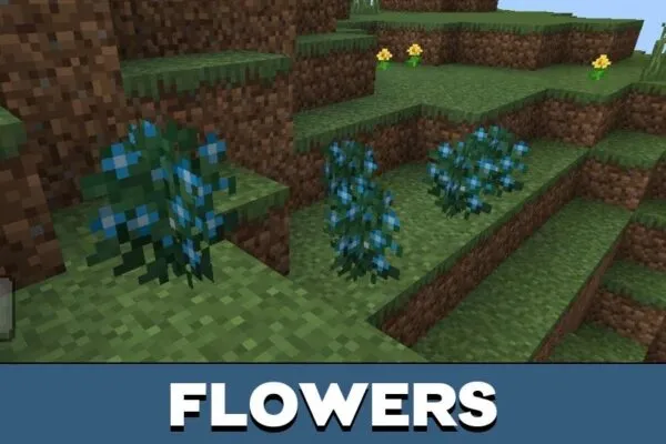 Flowers from Ages Evolution Mod for Minecraft PE