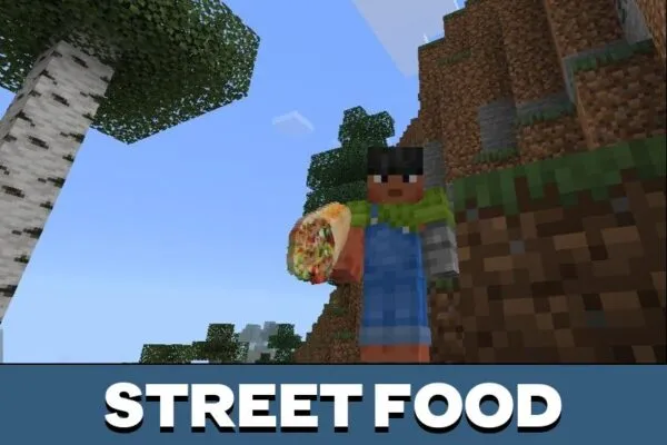 Street Food from Homeless Mod for Minecraft PE