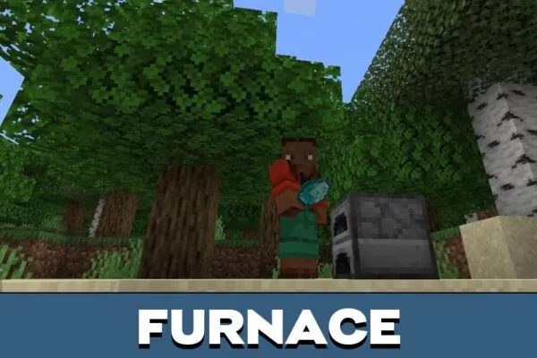 Furnace from Multiplying Items Mod for Minecraft PE