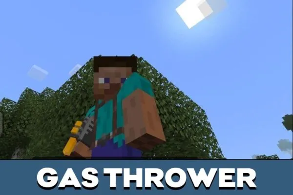 Gas Thrower from Solar Tools Mod for Minecraft PE