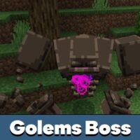 Golem Boss Mod for Minecraft PE