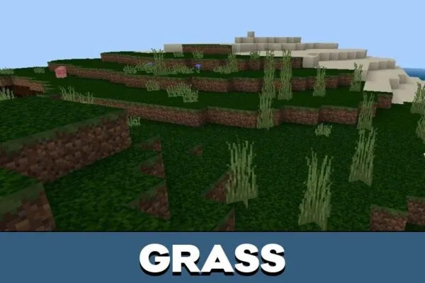 Grass from Dead Nature Texture Pack for Minecraft PE