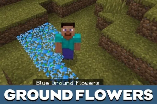 Ground Flowers from Botanical Decorations Mod for Minecraft PE