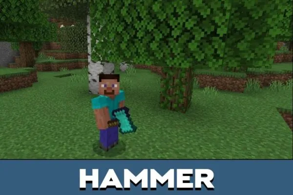 Hammer from Utility Craft Mod for Minecraft PE