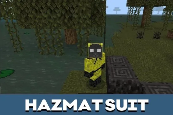 Hazmat Suit from Radioactive Mod for Minecraft PE