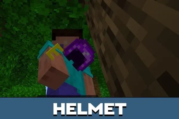 Helmet from Invisible Armor Mod for Minecraft PE