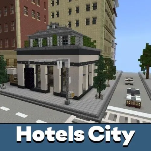 Hotels City Map for Minecraft PE