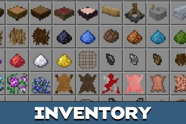 Inventory from Ages Evolution Mod for Minecraft PE