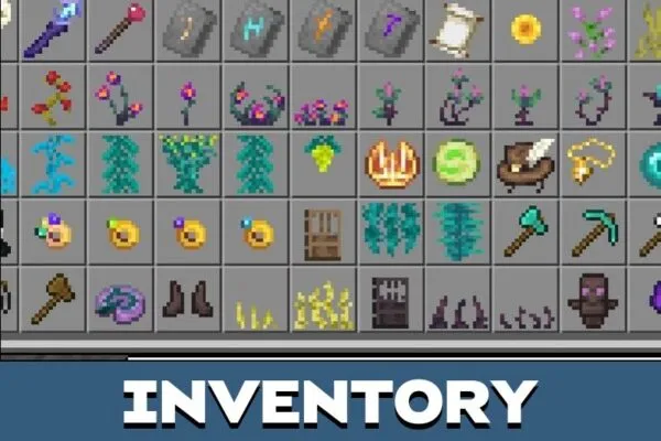 Inventory from Better on Bedrock Mod for Minecraft PE