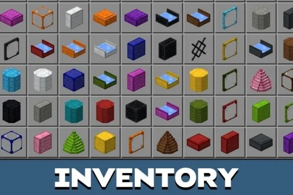 Inventory from Inflatable Creator Mod for Minecraft PE