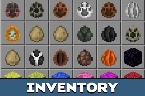 Inventory from MBcreatures Mod for Minecraft PE