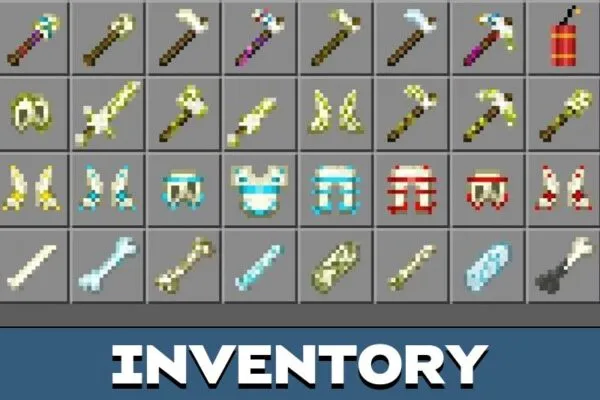 Inventory from Skeleton Decor Mod for Minecraft PE