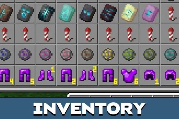 Inventory from Invisible Armor Mod for Minecraft PE