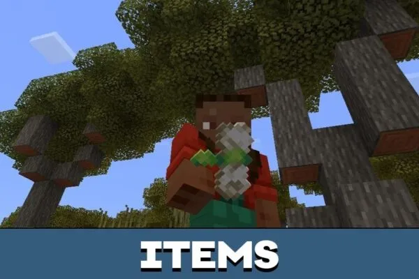 Items from Better on Bedrock Mod for Minecraft PE