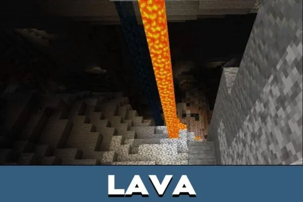 Lava from Ketsa Shader for Minecraft PE