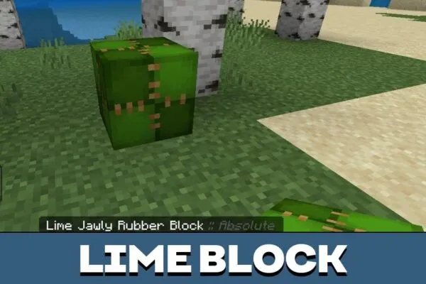 Lime Block from Absolute Carnage Mod for Minecraft PE