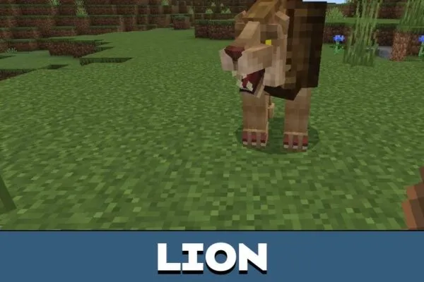 Lion from MBcreatures Mod for Minecraft PE