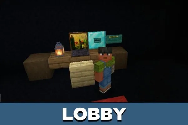 Lobby from Lance Ville Map for Minecraft PE