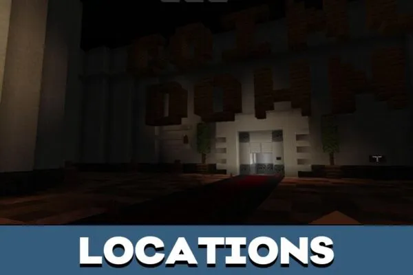 Locations from Going Down Map for Minecraft PE