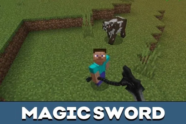 Magic Sword from 3D Swords Mod for Minecraft PE