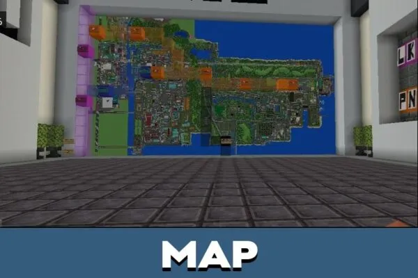 Map from Lance Ville Map for Minecraft PE