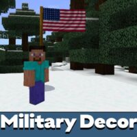 Military Decor Mod for Minecraft PE