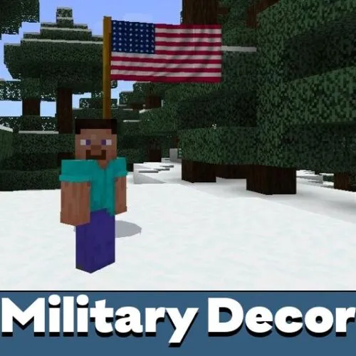 Military Decor Mod for Minecraft PE