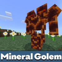 Mineral Golem Mod for Minecraft PE