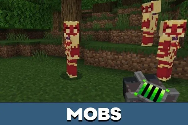 Mobs from Carnitrix Mod for Minecraft PE