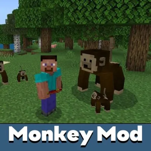 Monkey Mod for Minecraft PE