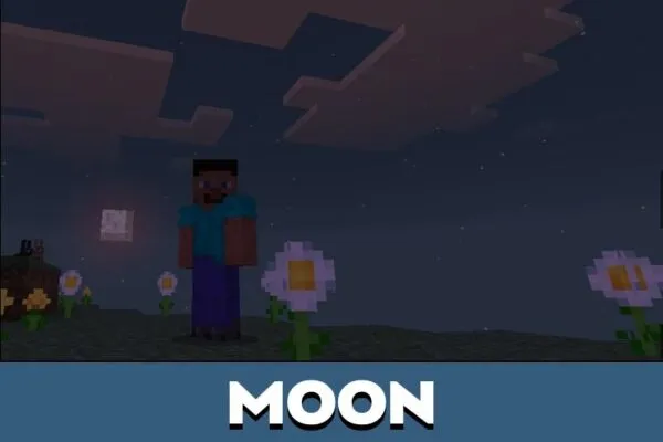 Moon from Blood Decor Mod for Minecraft PE