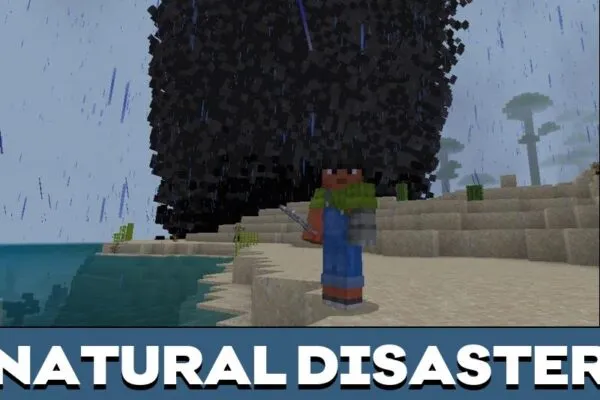 Natural Disaster from Realistic Survival Mod for Minecraft PE